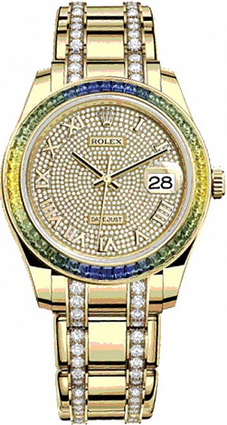 Rolex Datejust Special Edition 39 mm Pearlmaster 86348SABLV paved Rolex Datejust Special Edition 39 mm Pearlmaster 86348SABLV paved