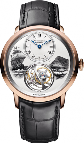 Arnold & Son Instrument Collection HMS Beagle Set - Ultra-Thin Tourbillon Rose Gold 1UTAR.S07A.C120A