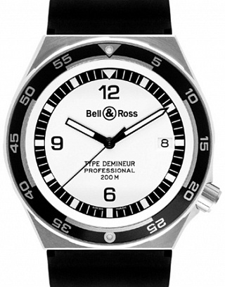 Bell & Ross Архив Bell & Ross Type Demineur Type Demineur White Rubber