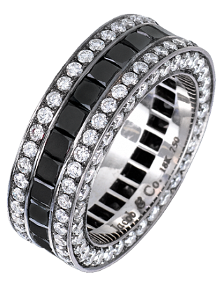 Jacob & Co. Jewelry Men's Rings Princess-cut and pave wedding band Rings 90815318 Jacob & Co. Jewelry Men's Rings Princess-cut and pave wedding band Rings 90815318