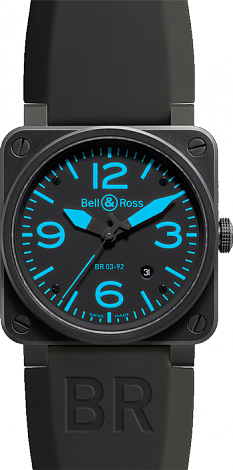 Bell & Ross Aviation Carbon Blue BR 03-92 Carbon Blue Bell & Ross Aviation Carbon Blue BR 03-92 Carbon Blue