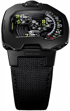 Urwerk 110 titanium 47 mm UR-120 Space Black