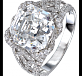 Emerald-Cut Diamond Solitaire 01