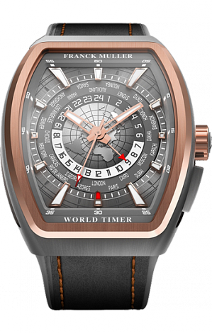 Franck Muller Vanguard World Timer GMT V45 TT 5N GMT