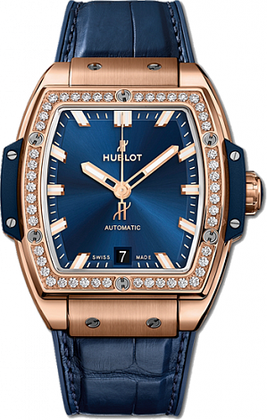 Hublot Spirit of Big Bang King Gold Blue Diamonds 39 mm 665.OX.7180.LR.1204 Hublot Spirit of Big Bang King Gold Blue Diamonds 39 mm 665.OX.7180.LR.1204