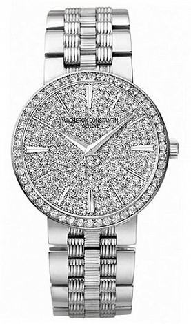 Vacheron Constantin Traditionnelle Traditionnelle Gold Bracelet Small Model Fully Paved 25556/Q01G-9280 Vacheron Constantin Traditionnelle Traditionnelle Gold Bracelet Small Model Fully Paved 25556/Q01G-9280
