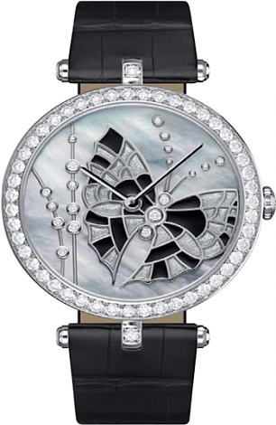 Van Cleef & Arpels All watches LADY ARPELS PAPILLONS NOIR ARGENT VCARO4FL00