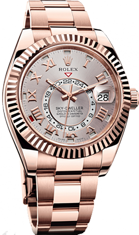 Rolex Sky-Dweller 42mm Everose Gold 326935-72415