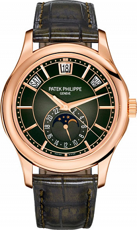 Patek Philippe Complicated Watches Annual Calendar Moon phases 5205R-011