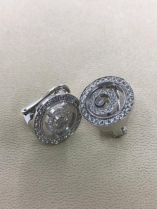 18kt White Gold Happy Spirit Earrings 02