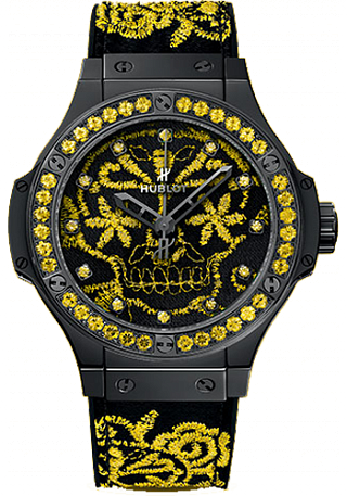 Hublot Архив Hublot Sugar Skull Fluo Sunflower 343.CY.6590.NR.1211 Hublot Архив Hublot Sugar Skull Fluo Sunflower 343.CY.6590.NR.1211