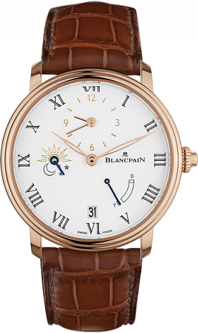 Blancpain Villeret Half-Timezone 8 Jours 6661-3631-55B Blancpain Villeret Half-Timezone 8 Jours 6661-3631-55B