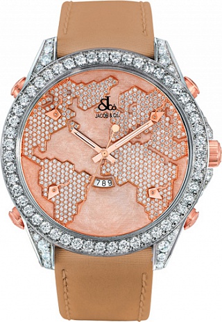 Jacob & Co. Watches Архив Jacob & Co. Five Time Zone The World Is Yours JC-47SRWRDC Jacob & Co. Watches Архив Jacob & Co. Five Time Zone The World Is Yours JC-47SRWRDC