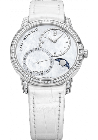 Harry Winston Midnight Date Moon Phase Automatic 36mm MIDAMP36WW001