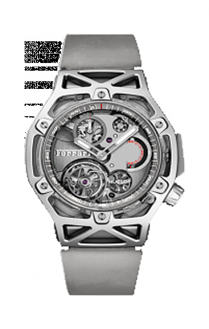 Hublot Архив Hublot Techframe Ferrari Tourbillon Chronograph Sapphire White Gold 408.JW.0123.RX