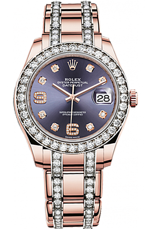 Rolex Datejust Special Edition Pearlmaster 39 mm Everose Gold and Diamonds 86285-0003 Rolex Datejust Special Edition Pearlmaster 39 mm Everose Gold and Diamonds 86285-0003