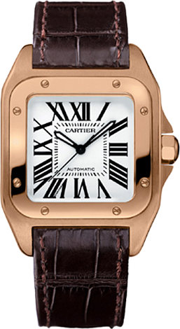 Cartier Santos de Cartier 100 Medium W20108Y1 Cartier Santos de Cartier 100 Medium W20108Y1