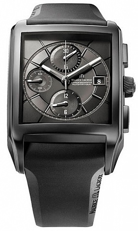 Maurice Lacroix Архив Maurice Lacroix Rectangular Chronograph Full Black PT6197-SS001-331