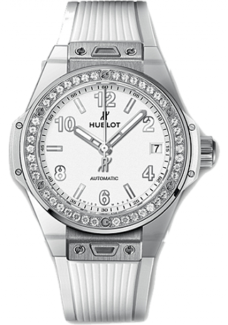 Hublot Big Bang One Click 39 MM Steel White Diamonds 465.SE.2010.RW.1204 Hublot Big Bang One Click 39 MM Steel White Diamonds 465.SE.2010.RW.1204