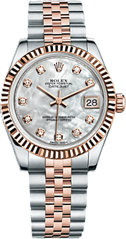 Rolex Datejust 26,29,31,34 mm Lady 31mm Steel and Everose Gold 178271-0060 Rolex Datejust 26,29,31,34 mm Lady 31mm Steel and Everose Gold 178271-0060
