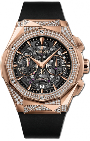 Hublot Classic Fusion Aerofusion Chronograph Orlinski King Gold Alternative Pavé 45 mm 525.OX.0180.RX.1804.ORL19