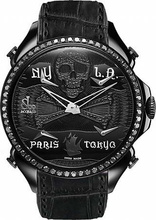 Jacob & Co. Watches Gents Collection PALATIAL FIVE TIME ZONE PIRATE PZ500.11.SO.NR.A Jacob & Co. Watches Gents Collection PALATIAL FIVE TIME ZONE PIRATE PZ500.11.SO.NR.A