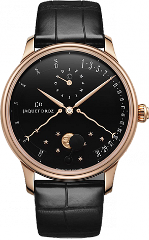 Jaquet Droz Complication Chaux-de-Fonds Perpetual Calendar Eclipse black enamel J030533200 Jaquet Droz Complication Chaux-de-Fonds Perpetual Calendar Eclipse black enamel J030533200
