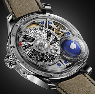 GMT Earth Tourbillon White gold 03