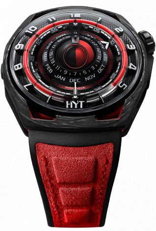 HYT Moon Runner Red Magma H02757-A HYT Moon Runner Red Magma H02757-A