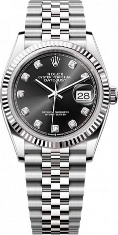 Rolex Datejust 36,39,41 mm 36mm Steel and White Gold 126234-0027