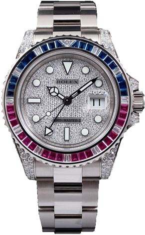 Rolex Архив Rolex 40mm White Gold Jewellery 116759SARU Pave