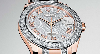 Pearlmaster 39 mm Everose Gold and Diamonds   01