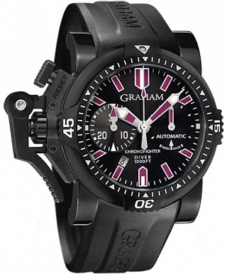 Graham Chronofighter Oversize Diver Deep Purple 2OVEZ.B24A Graham Chronofighter Oversize Diver Deep Purple 2OVEZ.B24A