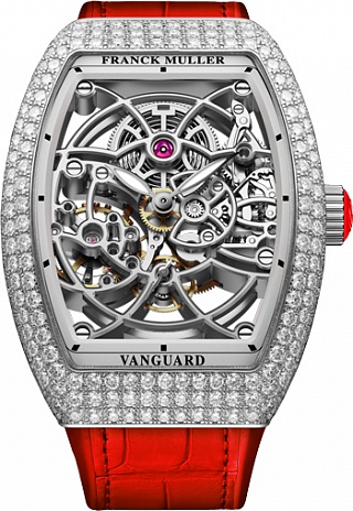 Franck Muller Vanguard Lady Skeleton V 32 S6 SQT D (RG)