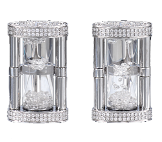 Jacob & Co. Jewelry Men's Cufflinks Stainless Steel Hourglass Cufflinks 90710295 Jacob & Co. Jewelry Men's Cufflinks Stainless Steel Hourglass Cufflinks 90710295