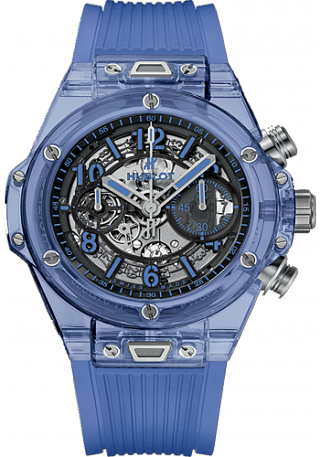 Hublot Архив Hublot Unico Blue Sapphire 45 mm 411.JL.4809.RT Hublot Архив Hublot Unico Blue Sapphire 45 mm 411.JL.4809.RT