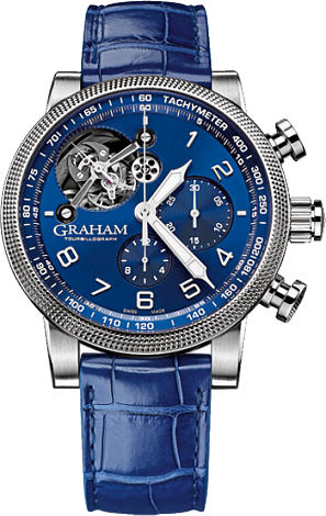 Graham Silverstone Tourbillograph Blue 2TSAS.U01A