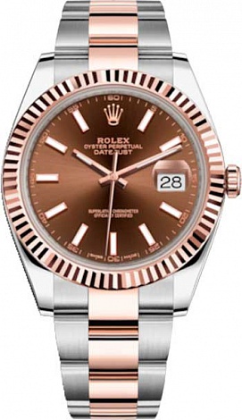 Rolex Datejust 36,39,41 mm Steel and Everose gold 41 mm 126331-0001
