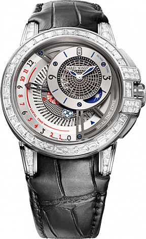 Harry Winston Ocean Collection Dual Time OCEATZ44WW013 Harry Winston Ocean Collection Dual Time OCEATZ44WW013
