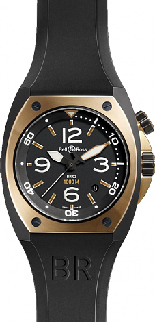 Bell & Ross Marine Automatic BR 02-92 Pink Gold & Carbon Bell & Ross Marine Automatic BR 02-92 Pink Gold & Carbon