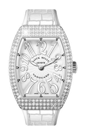 Franck Muller Vanguard Lady Steel Daimonds 42 mm V 32 SCAT FO D