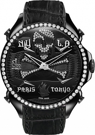 Jacob & Co. Watches Gents Collection PALATIAL FIVE TIME ZONE PIRATE PZ500.11.RO.NQ.A