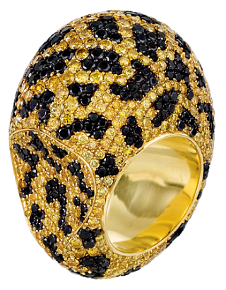 Jacob & Co. Jewelry Fine Jewelry Leopard Print Bombe' Ring 90815410 Jacob & Co. Jewelry Fine Jewelry Leopard Print Bombe' Ring 90815410