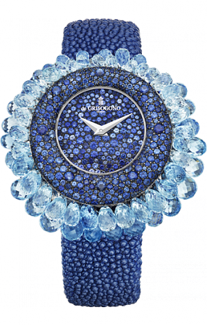 De Grisogono Watches Grappoli White gold Blue sapphires BABY S03 De Grisogono Watches Grappoli White gold Blue sapphires BABY S03