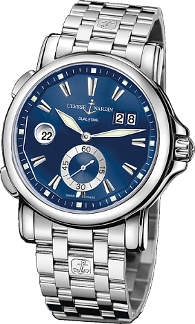 Ulysse Nardin Архив UN Dual Time 42 mm 243-55-7/93 Ulysse Nardin Архив UN Dual Time 42 mm 243-55-7/93