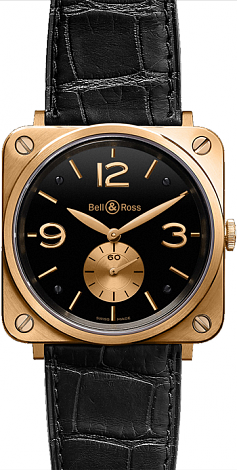 Bell & Ross Aviation BR-S Gold BR-S Gold Black Dial