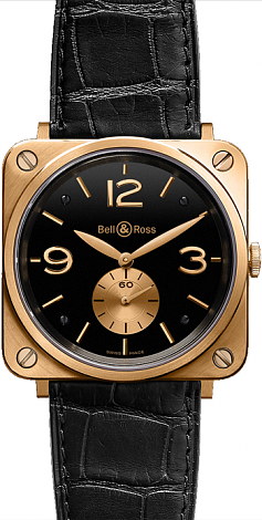Bell & Ross Aviation BR-S Gold BR-S Gold Black Dial Bell & Ross Aviation BR-S Gold BR-S Gold Black Dial