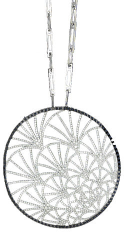 Jacob & Co. Jewelry Fine Jewelry Abanico Fan Circular Pendant 91327181 Jacob & Co. Jewelry Fine Jewelry Abanico Fan Circular Pendant 91327181