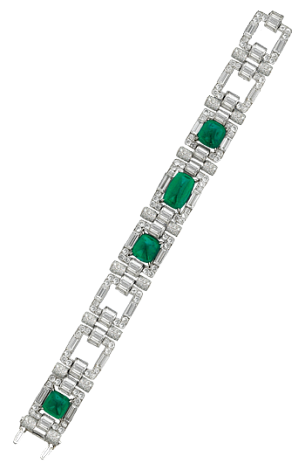 Jacob & Co. Jewelry High Jewelry Emerald Diamond Bracelet 91224693