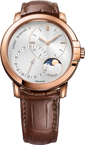 Harry Winston Midnight Date Moonphase 42mm MIDAMP42RR003